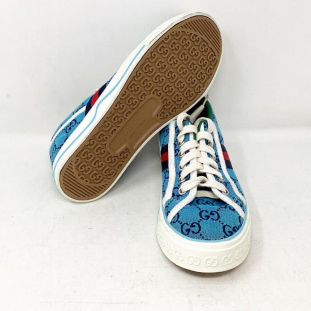 GUCCI #ALFHCQ Mens Tennis 1977 Sneakers Size 37.5 - Picture 4 of 8